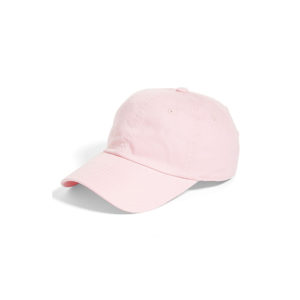 light pink baseball cap