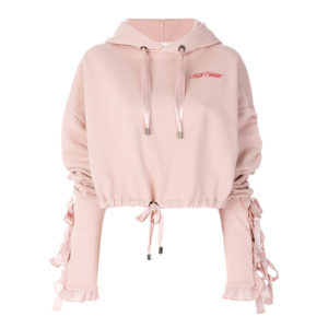 brognano pink hoodie sweatshirt