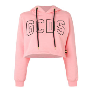 gcds pink hoodie sweatshirt