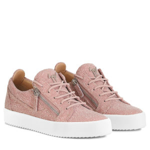 giuseppe zanotti sneakers pink glitter