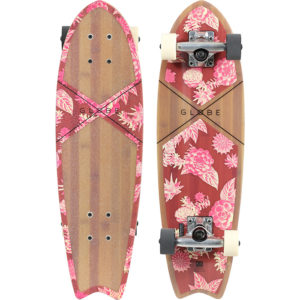 globe sagano pink skateboard bamboo
