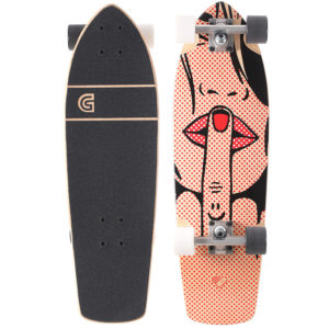 gold coast fatale pink skateboard