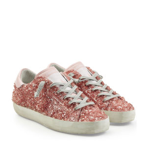 golden goose super star pink sneaker