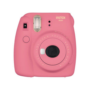 pink fuji instax camera