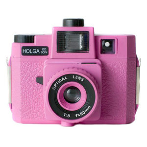 pink holga lomo camera