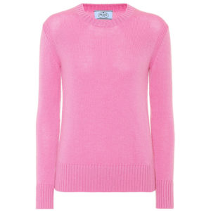 prada pink cashmere sweater