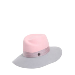 maison michel pink fedora hat