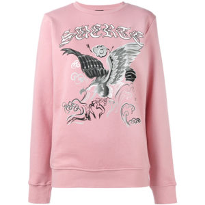 marcelo burlon pink eagle sweatshirt