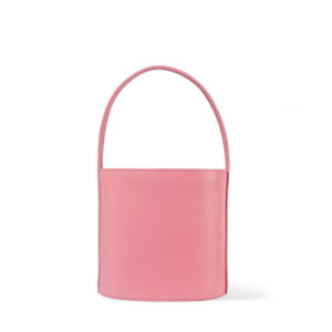 staud bucket bag pink