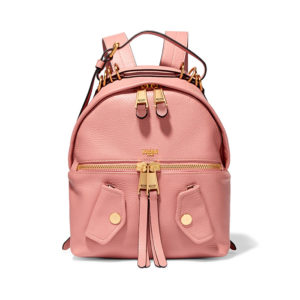 moschino pink leather backpack