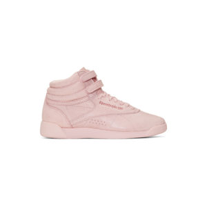 reebok hightop sneaker pink