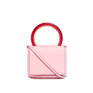 pink marni pannier ring bag